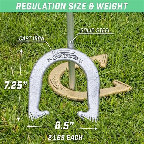 gosports steel horseshoes size